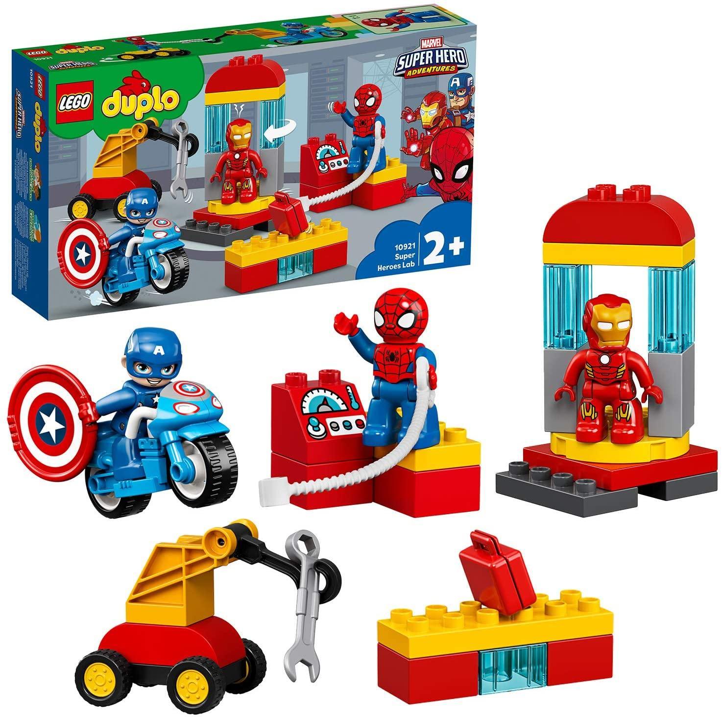 LEGO DUPLO Marvel Super Heroes Lab with Spiderman & Ironman
