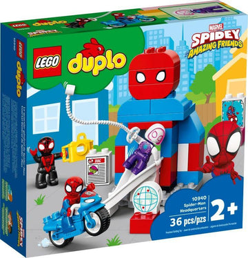 LEGO DUPLO Spider-Man Headquarters Playset with 3 Figures
