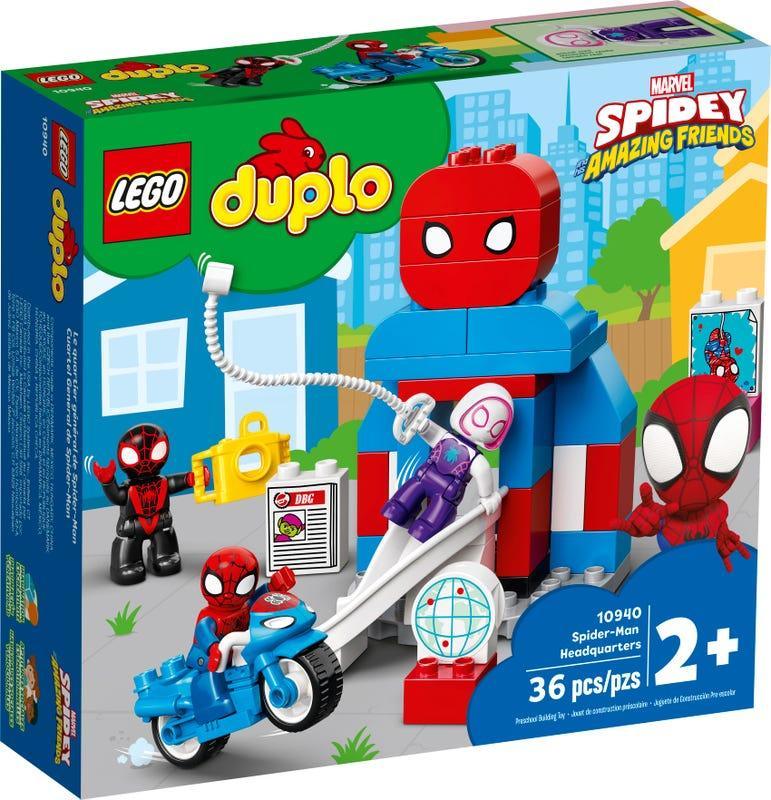 LEGO DUPLO Spider-Man Headquarters Playset with 3 Figures