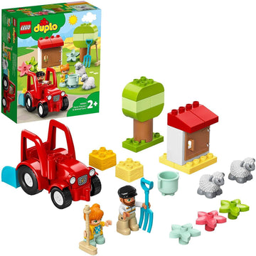 LEGO DUPLO Town Farm Tractor & Animal Care Toy for Toddlers