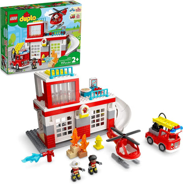LEGO DUPLO 10970 Fire Station with Helicopter & Fire Truck