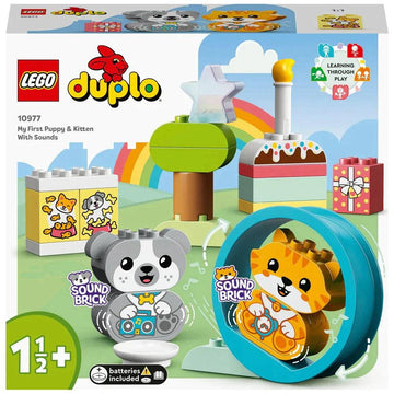 LEGO DUPLO My First Puppy & Kitten Sounds Pet Toy