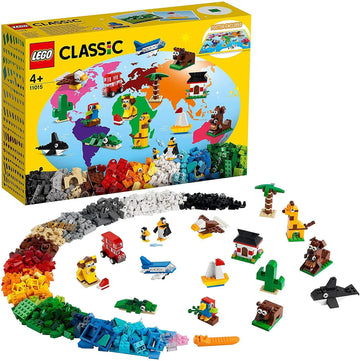 LEGO Classic 11015 Around the World Playset with 15 Models