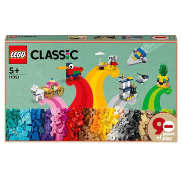 LEGO Classic 11021 90 Years of Play Set with 15 Models