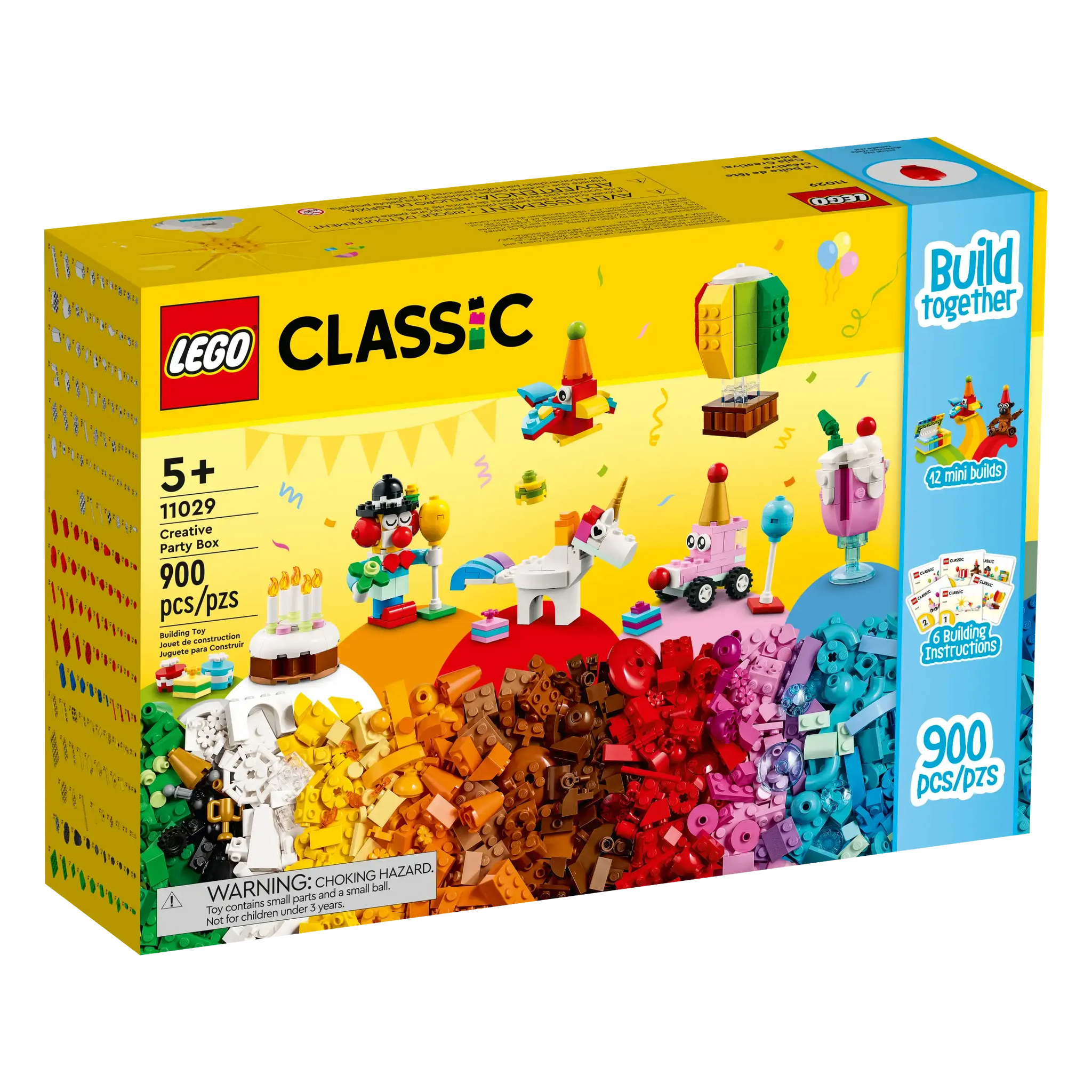 LEGO 11029 Classic Creative Party Box - 900 Pieces, 12 Models
