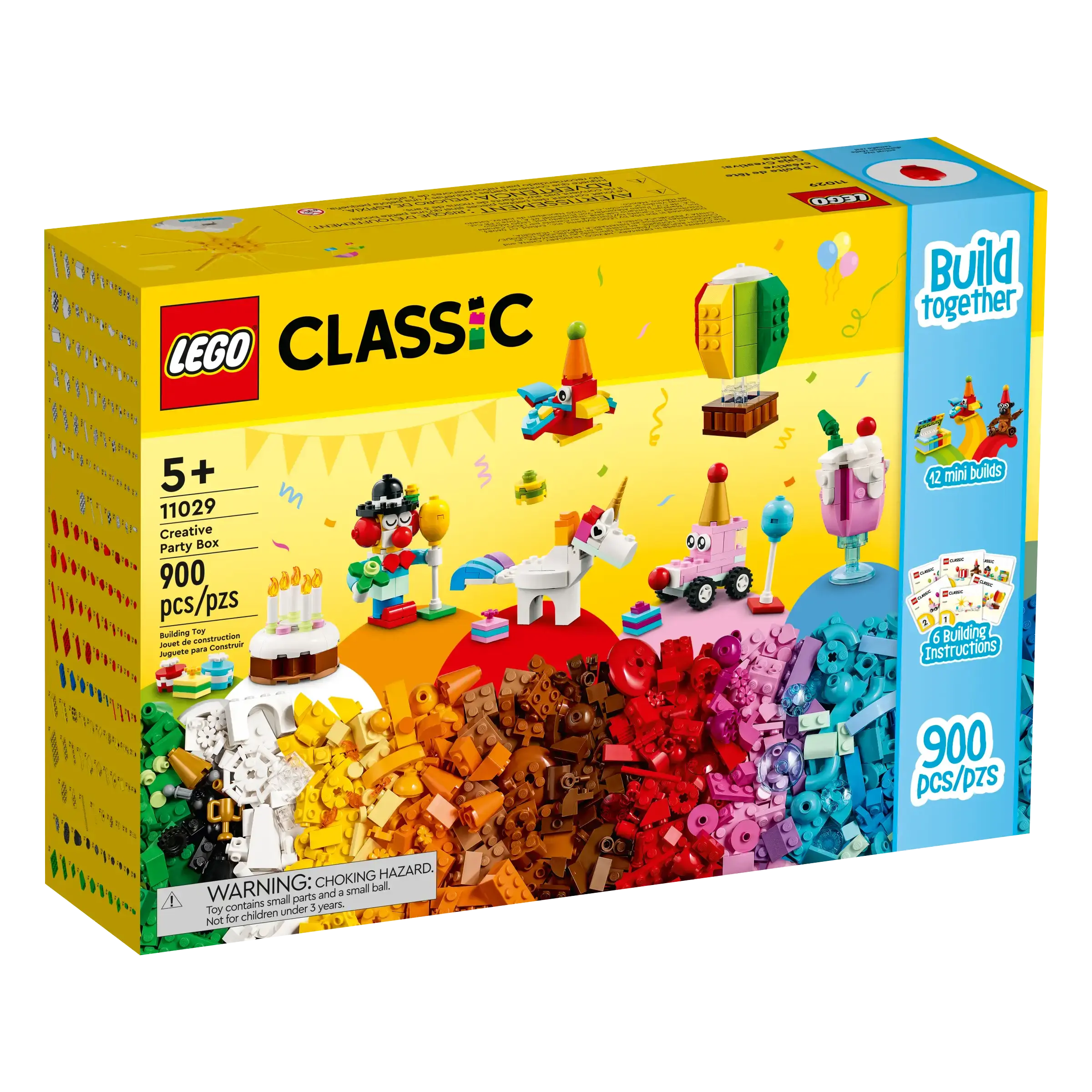 LEGO 11029 Classic Creative Party Box - 900 Pieces, 12 Models