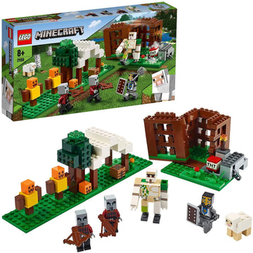 LEGO Minecraft 21159 Pillager Outpost Action Figures Set