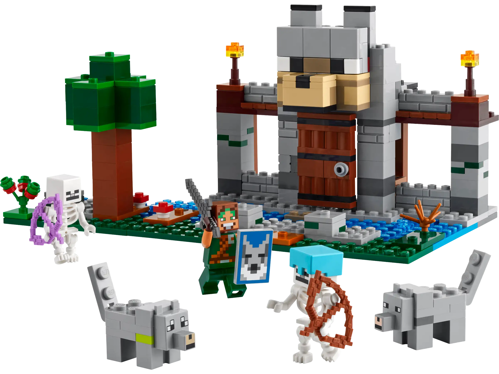 LEGO Minecraft The Wolf Stronghold Fortress Playset 21261