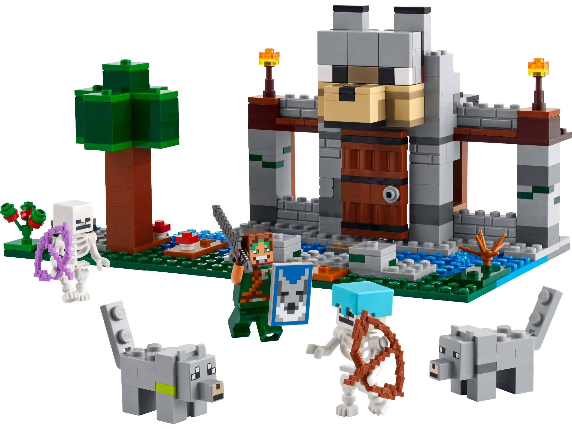 LEGO Minecraft The Wolf Stronghold Fortress Playset 21261