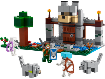 LEGO Minecraft The Wolf Stronghold Fortress Playset 21261