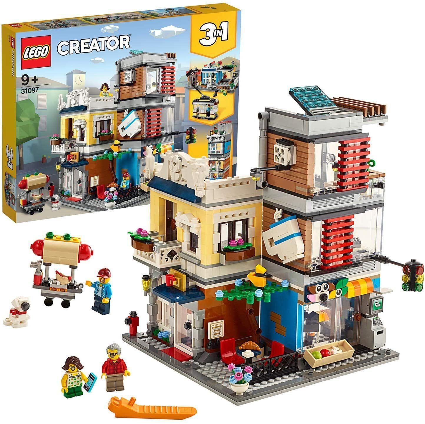LEGO 31097 Creator 3-in-1 Townhouse Pet Shop & Cafe