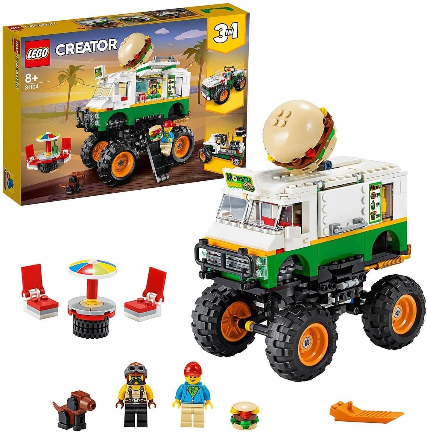 LEGO Creator 3in1 31104 Monster Burger Truck Building Set