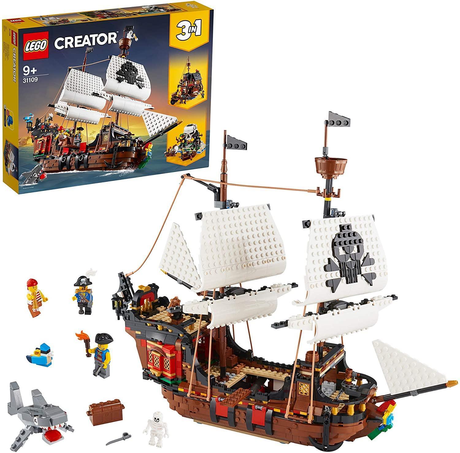 LEGO Creator 3in1 Pirate Ship 31109 with Mini-Figures