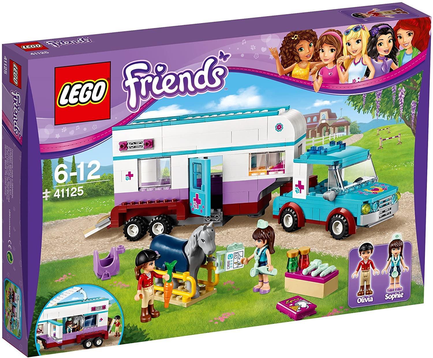 LEGO Friends Horse Vet Trailer Set with Mini-Dolls and Car