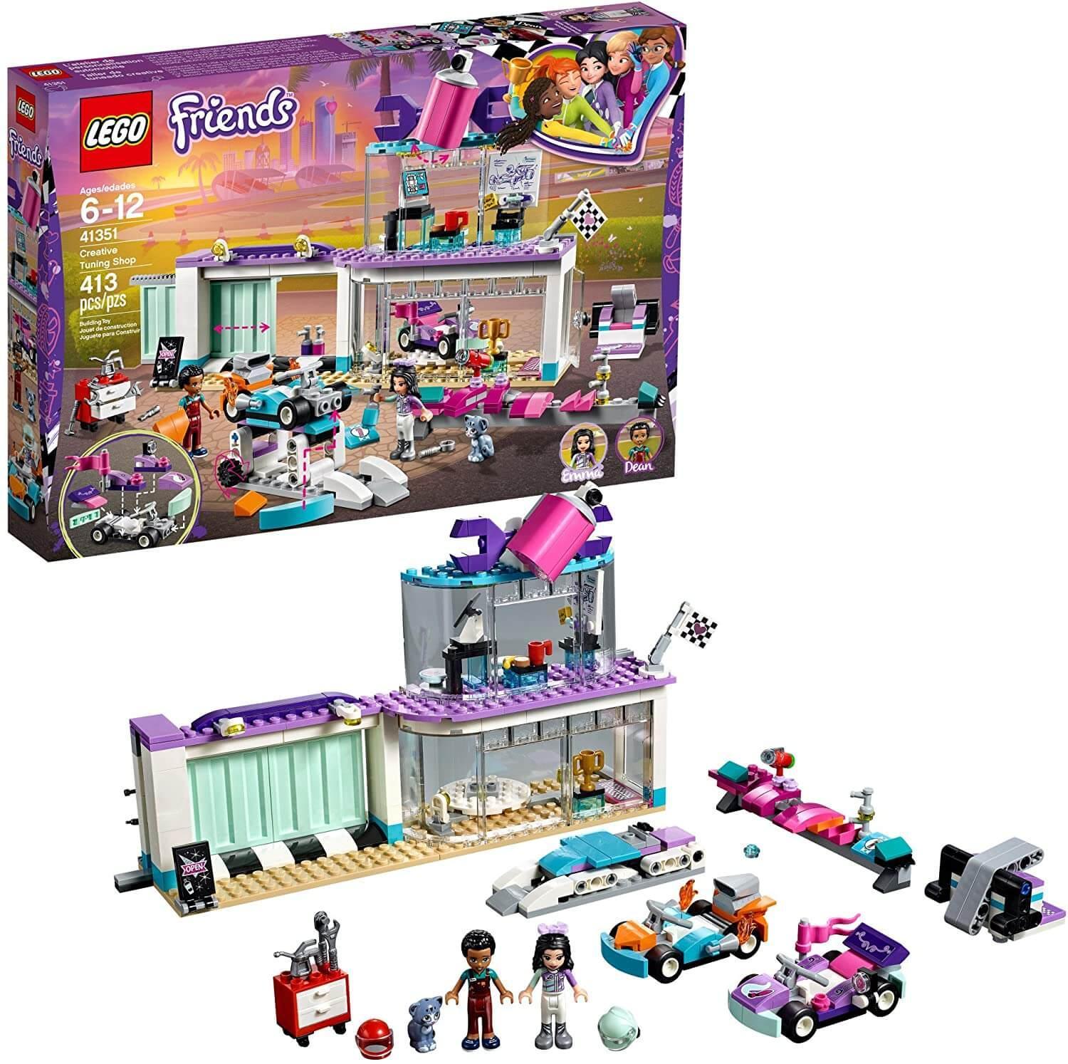 LEGO Friends 41351 Creative Tuning Workshop with Go-Karts