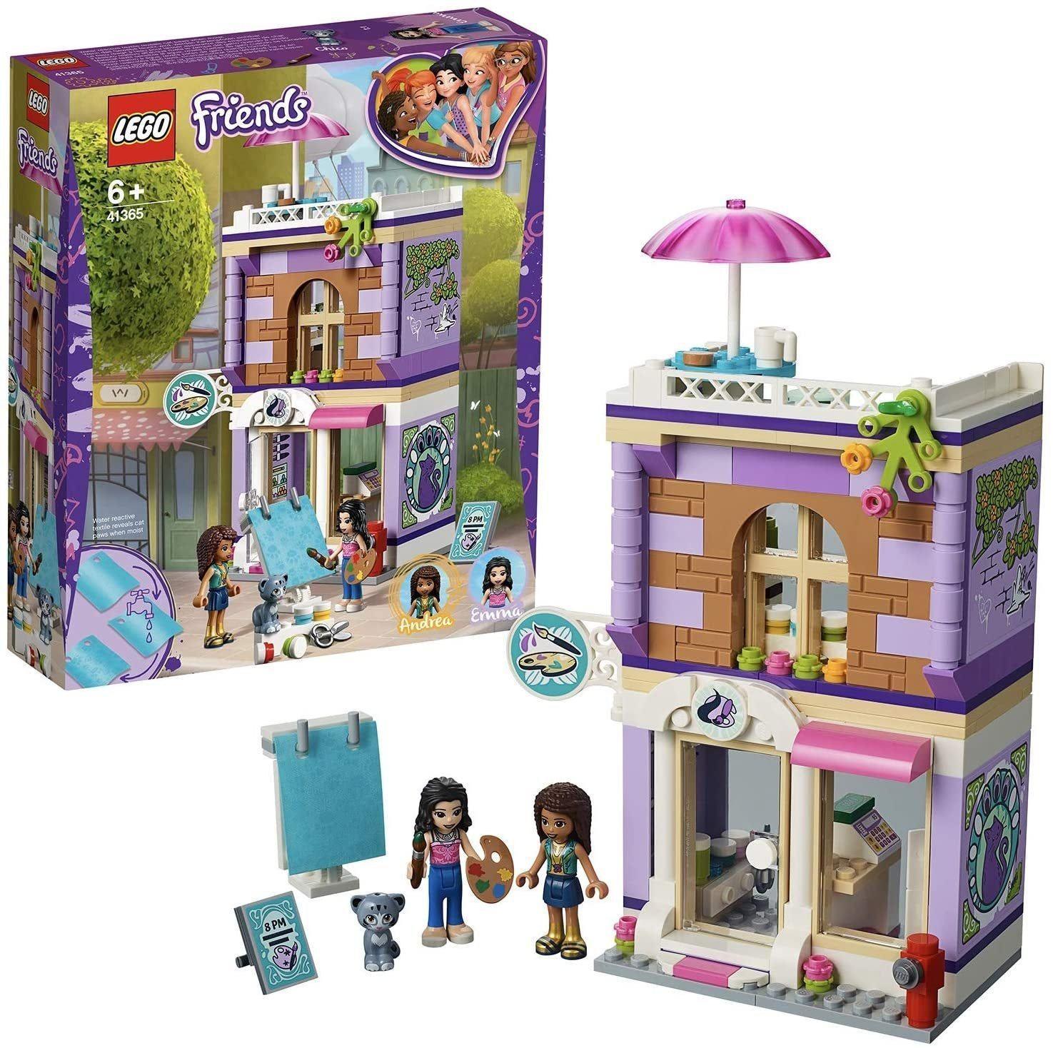 LEGO Friends 41365 Emma's Art Studio Playset with Mini-Dolls
