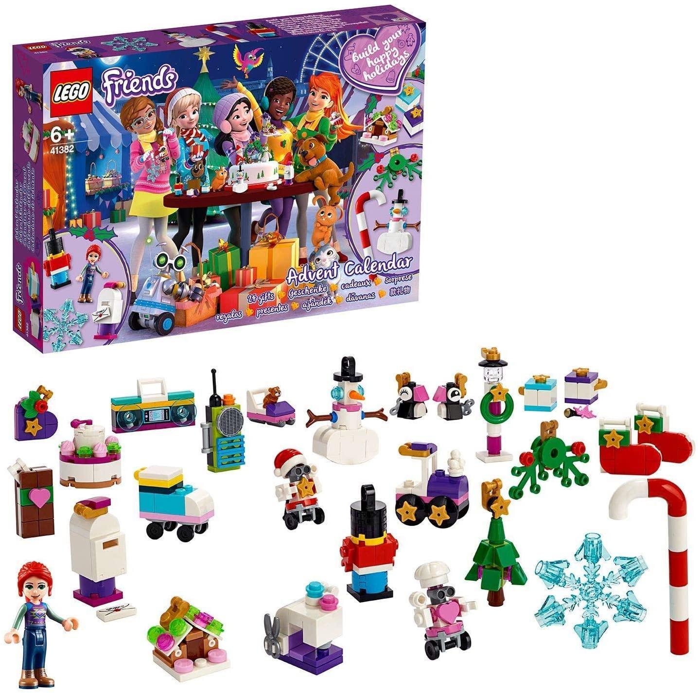 LEGO Friends 41382 Advent Calendar with 24 Buildable Gifts