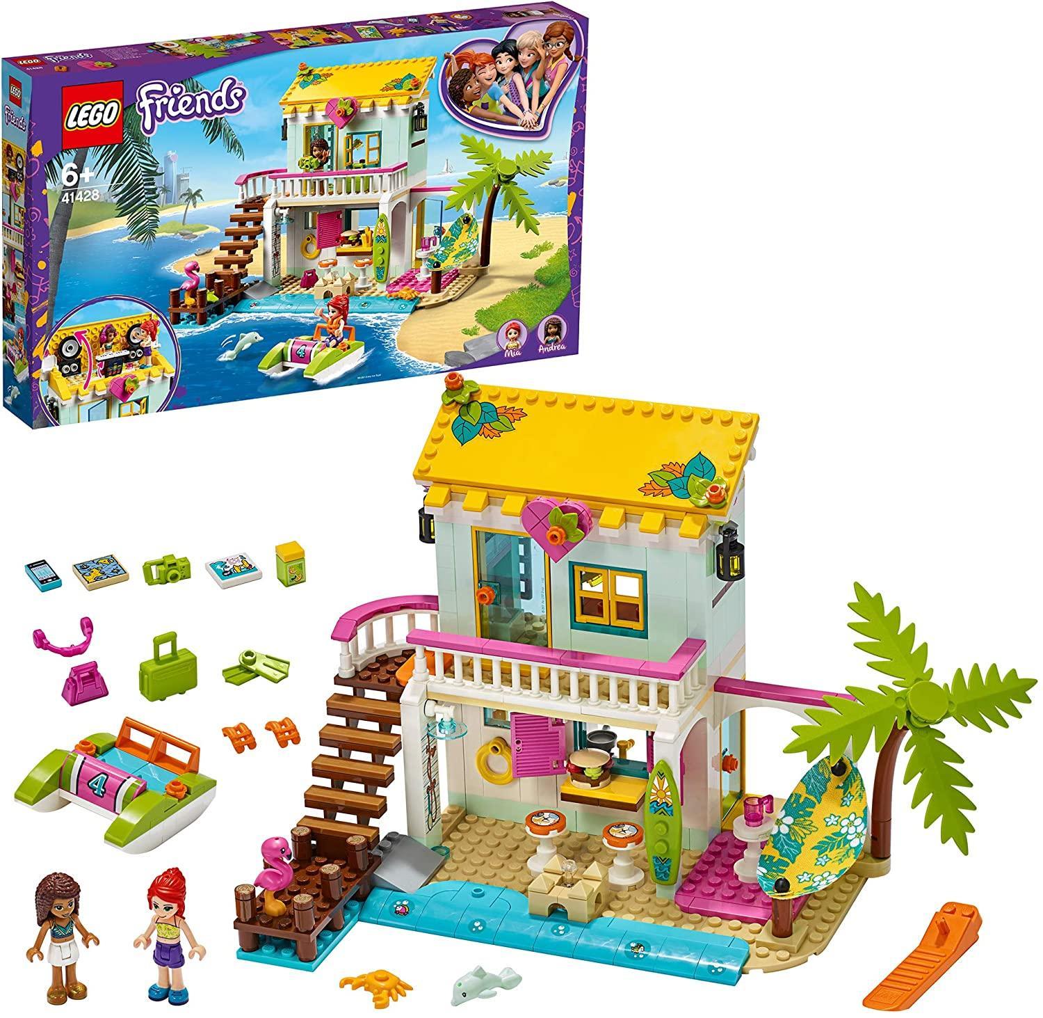 LEGO Friends Beach House Playset with Mini Dolls 41428