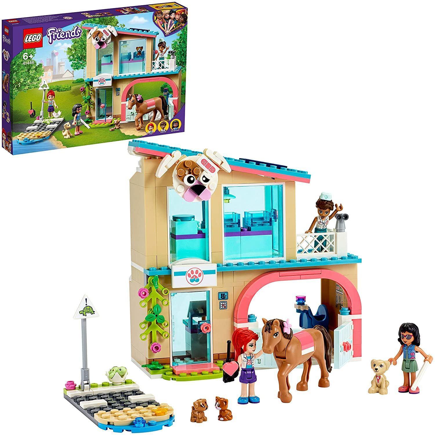 LEGO Friends 41446 Heartlake City Vet Clinic with 8 Characters