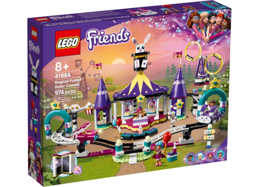 LEGO Friends 41685 Magical Funfair Roller Coaster Set