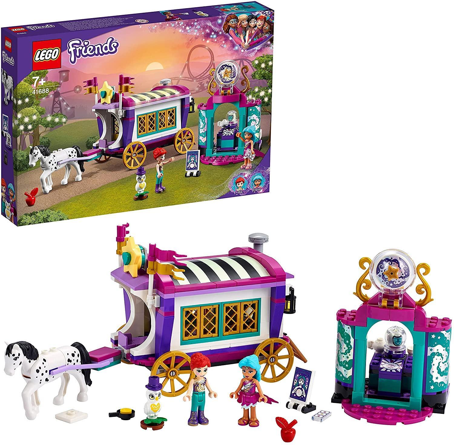 LEGO Friends 41688 Magical Caravan Building Kit for Kids