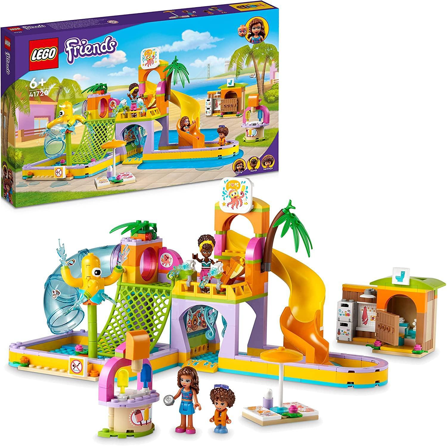 LEGO Friends Water Park Set with Slides & Mini-Dolls
