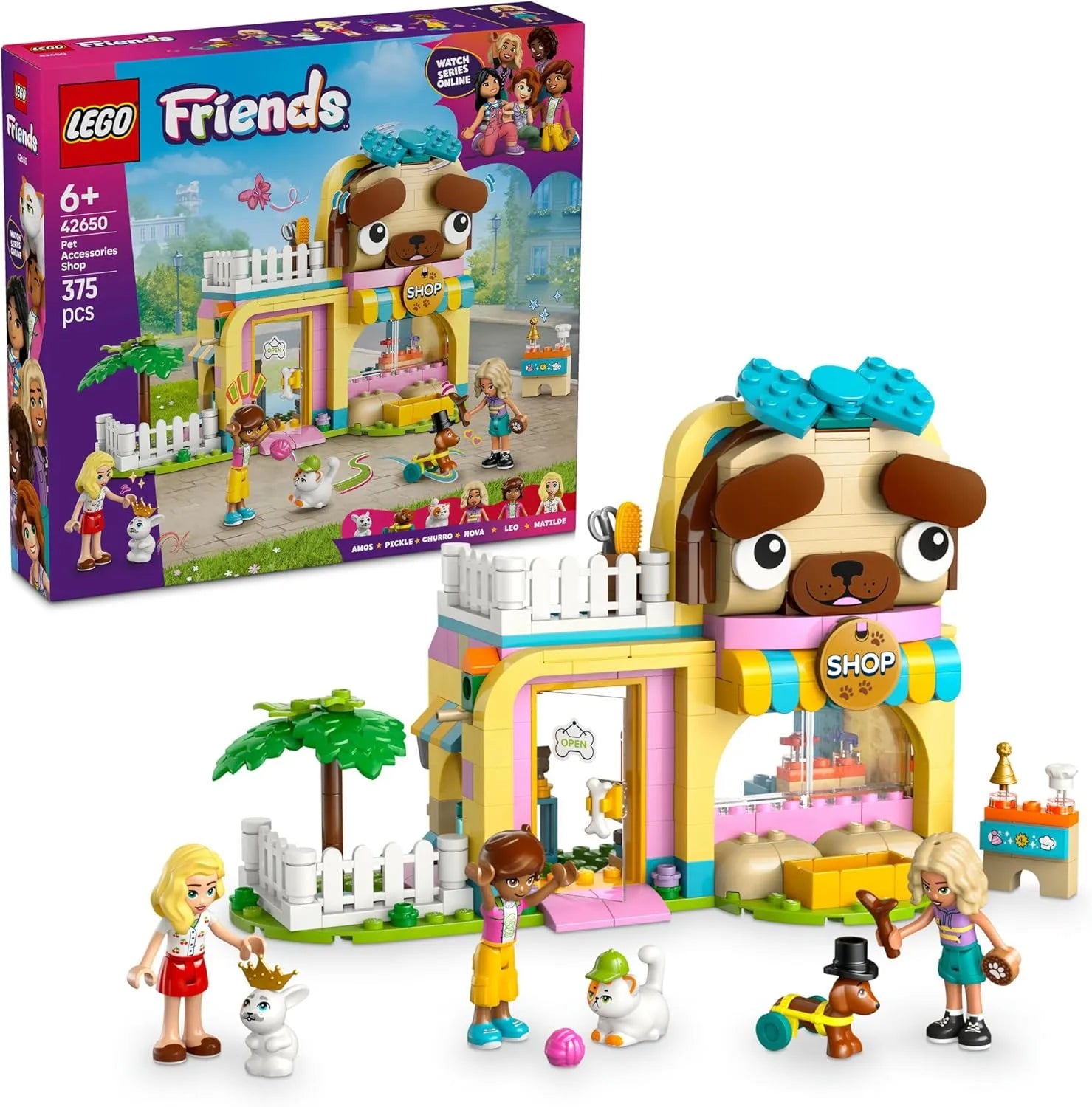 LEGO FRIENDS 42650 Pet Accessories Shop with Mini Dolls