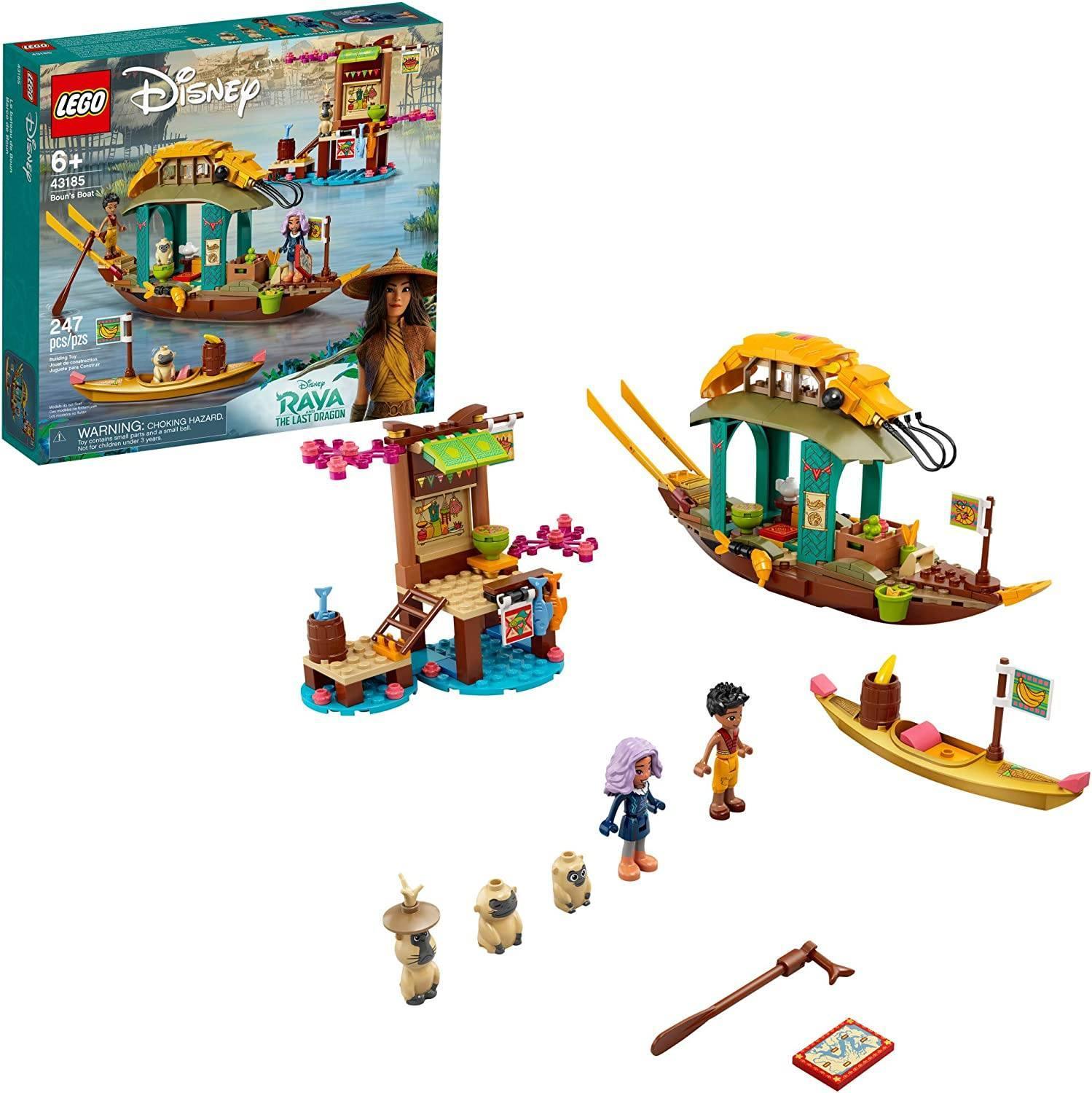 LEGO Disney 43185 Boun's Boat with Sisu and Ongi Figures