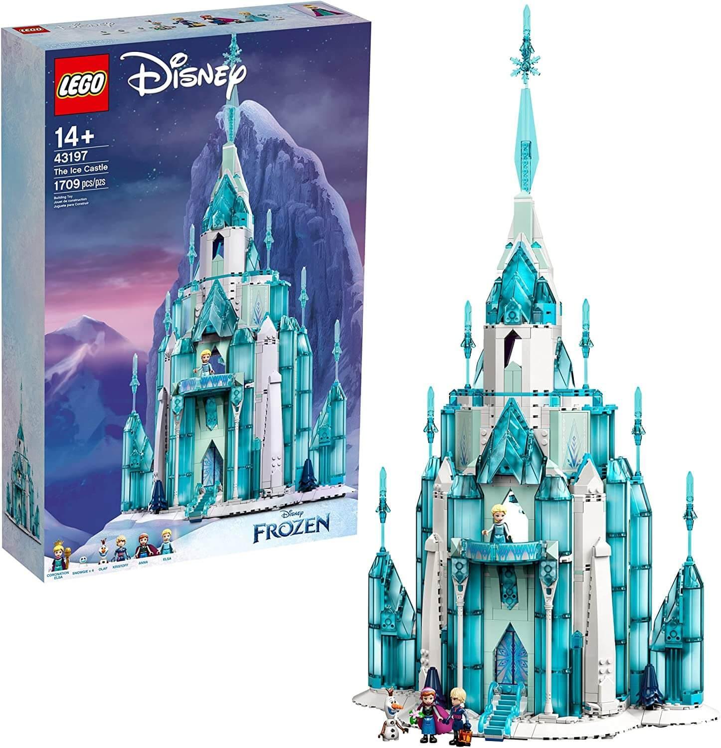 LEGO Disney Frozen Ice Castle Building Kit 43197, 1709 Pieces