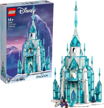 LEGO Disney Frozen Ice Castle Building Kit 43197, 1709 Pieces