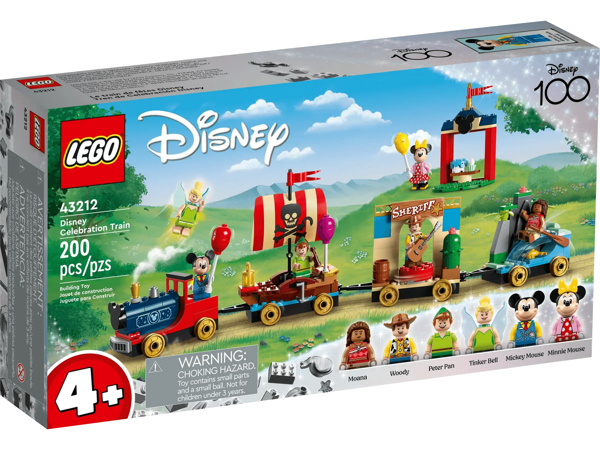 LEGO Disney Celebration Train Building Kit 43212 for Ages 4+