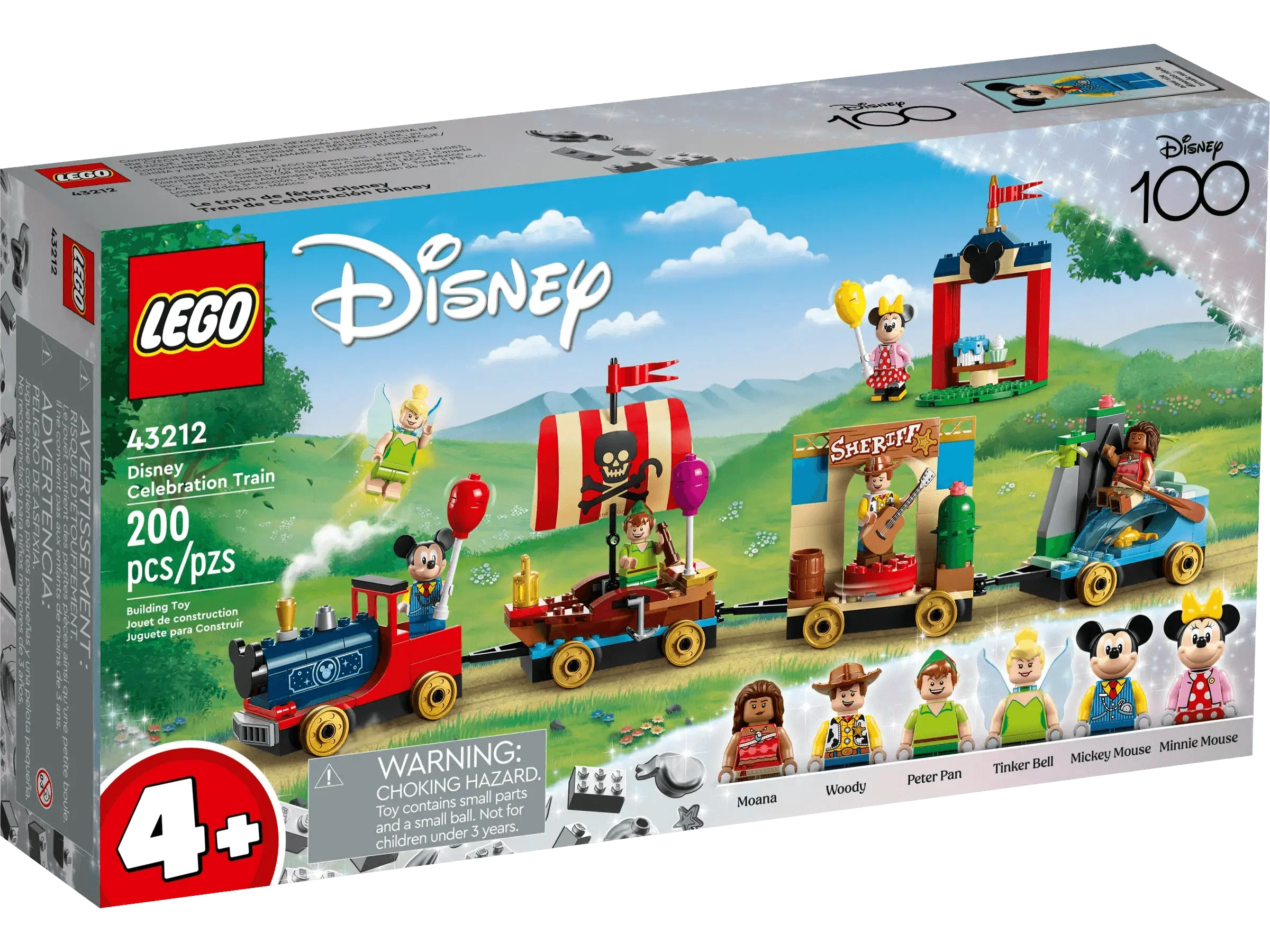 LEGO Disney Celebration Train Building Kit 43212 for Ages 4+