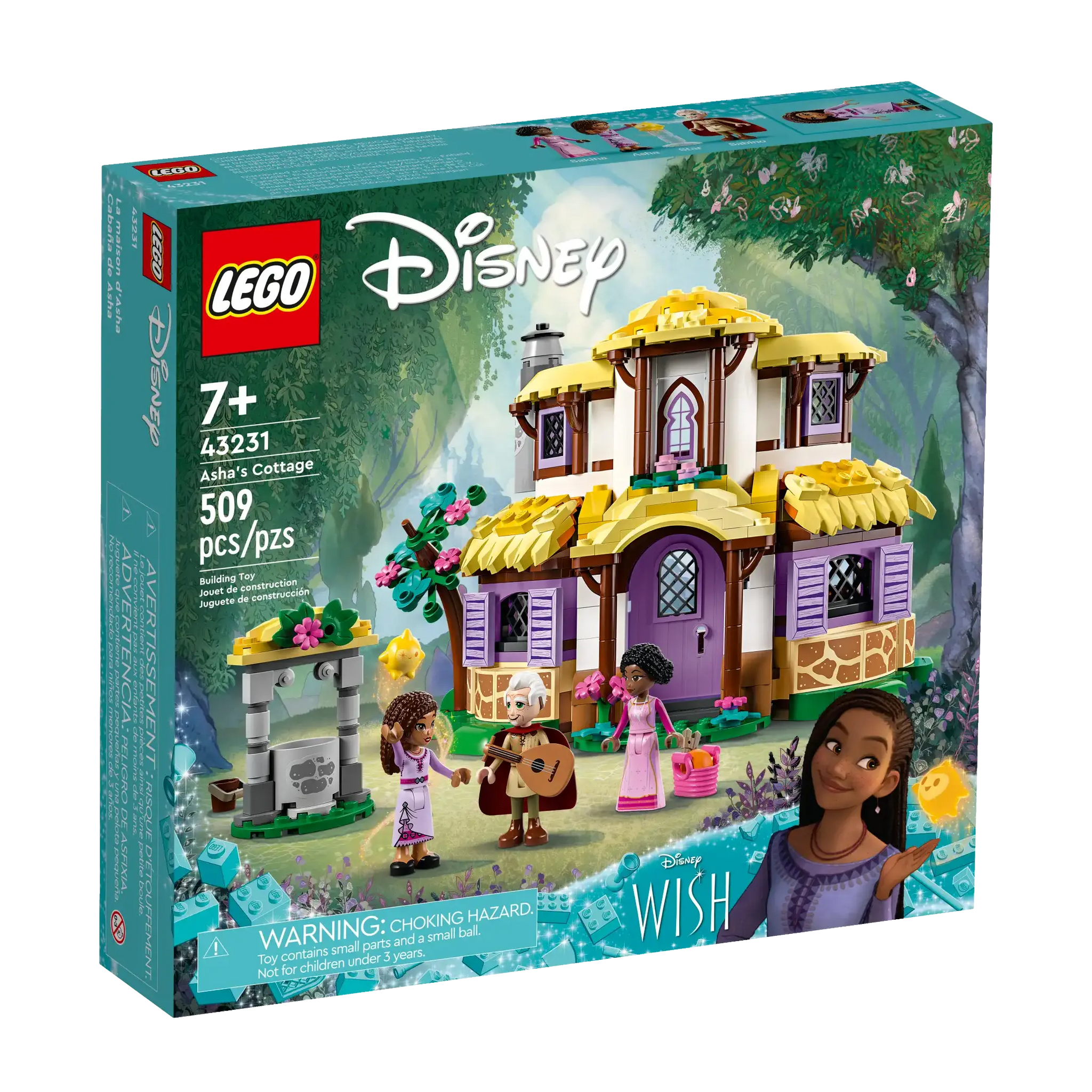 LEGO 43231 Disney Princess Asha's Cottage Playset