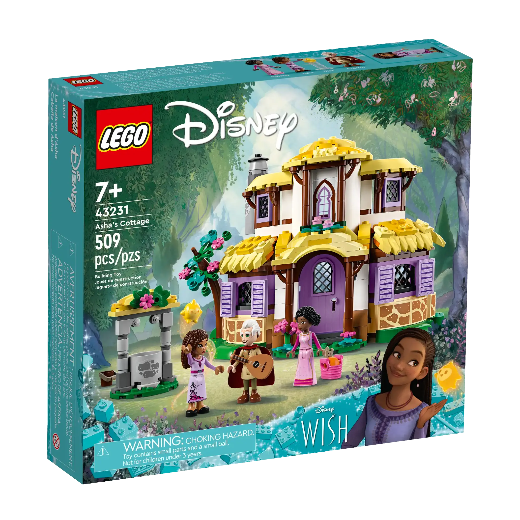 LEGO 43231 Disney Princess Asha's Cottage Playset
