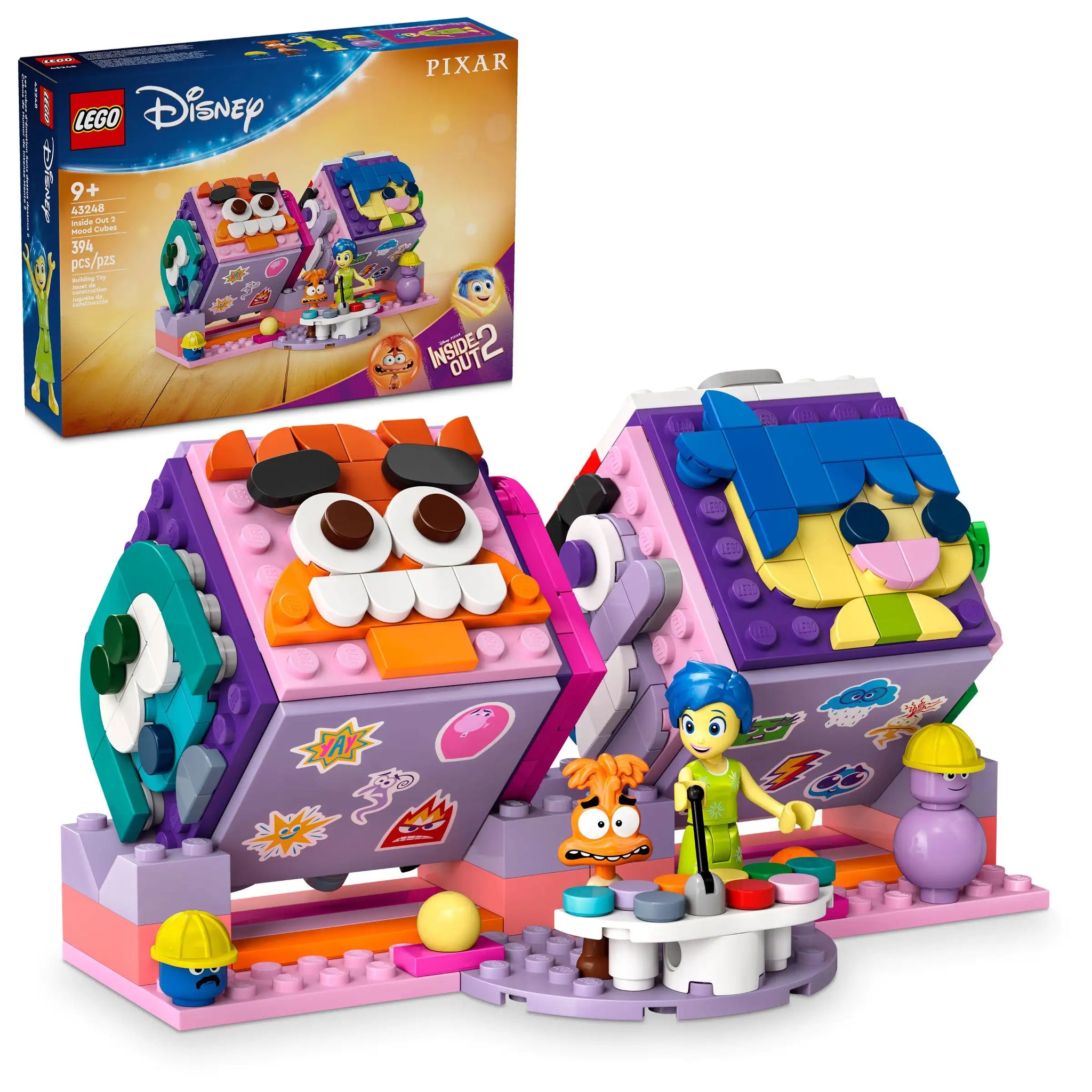 LEGO Disney Inside Out 2 Mood Cubes Set for Kids 9+
