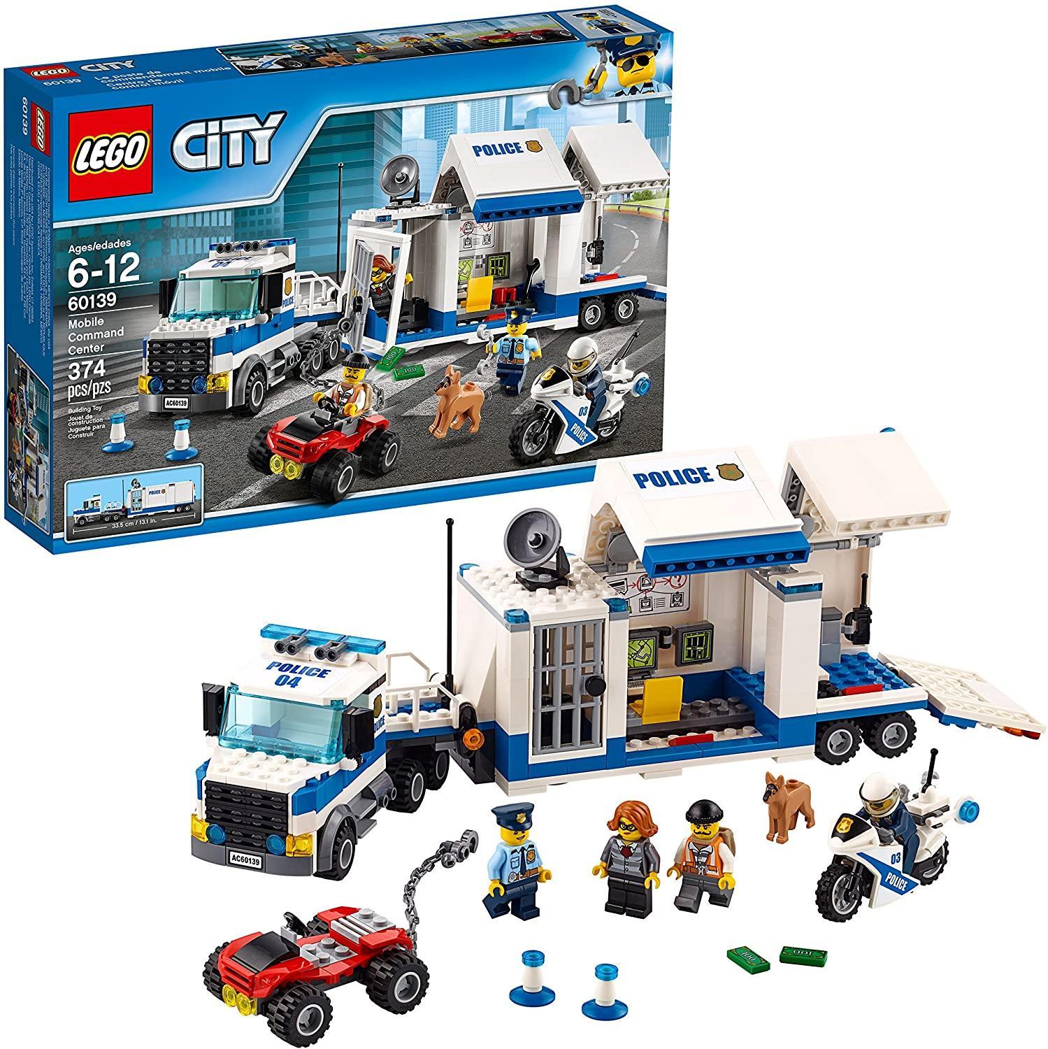 LEGO City Police Mobile Command Center 60139 with Minifigures