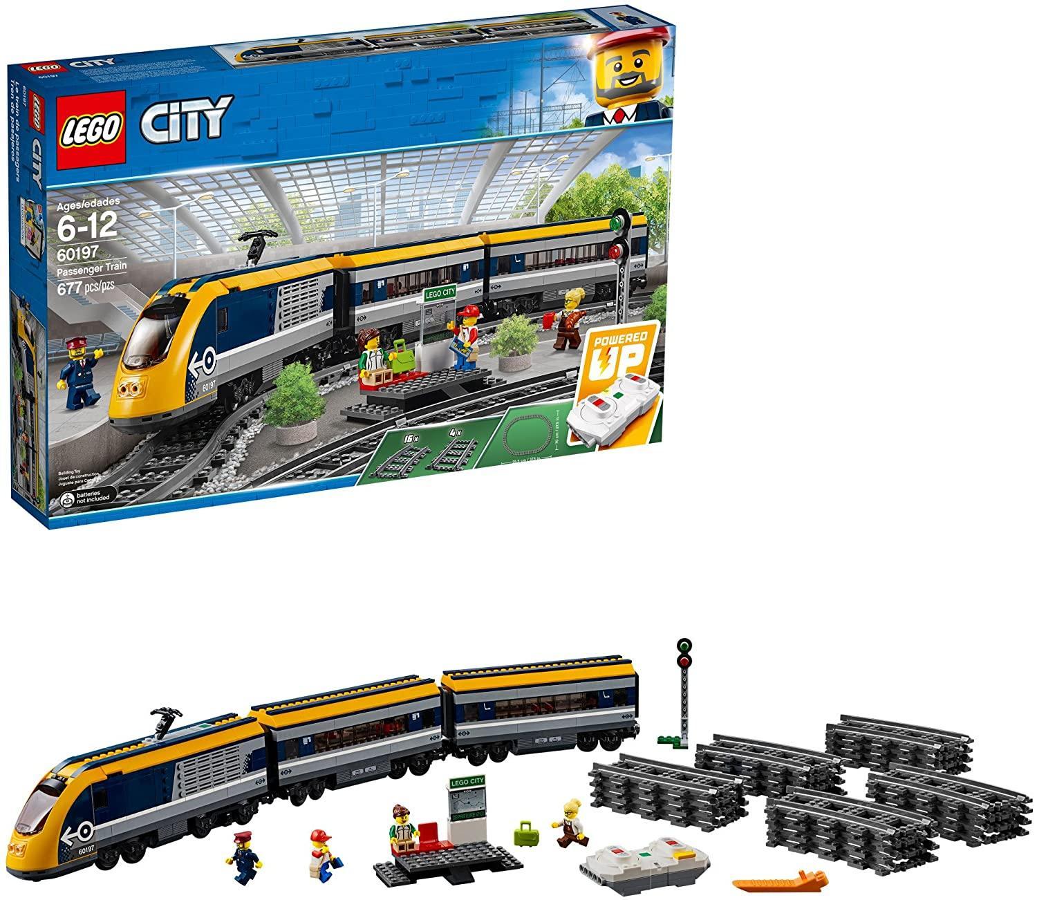 LEGO 60197 City Passenger Train Kit with Remote Control