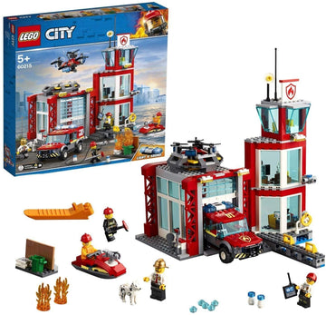 LEGO 60215 City Fire Station Garage with Drone & Minifigures