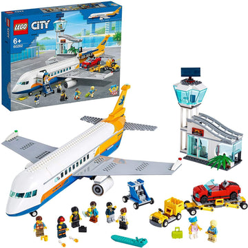 LEGO City 60262 Airport Passenger Airplane Playset with Mini-Figures