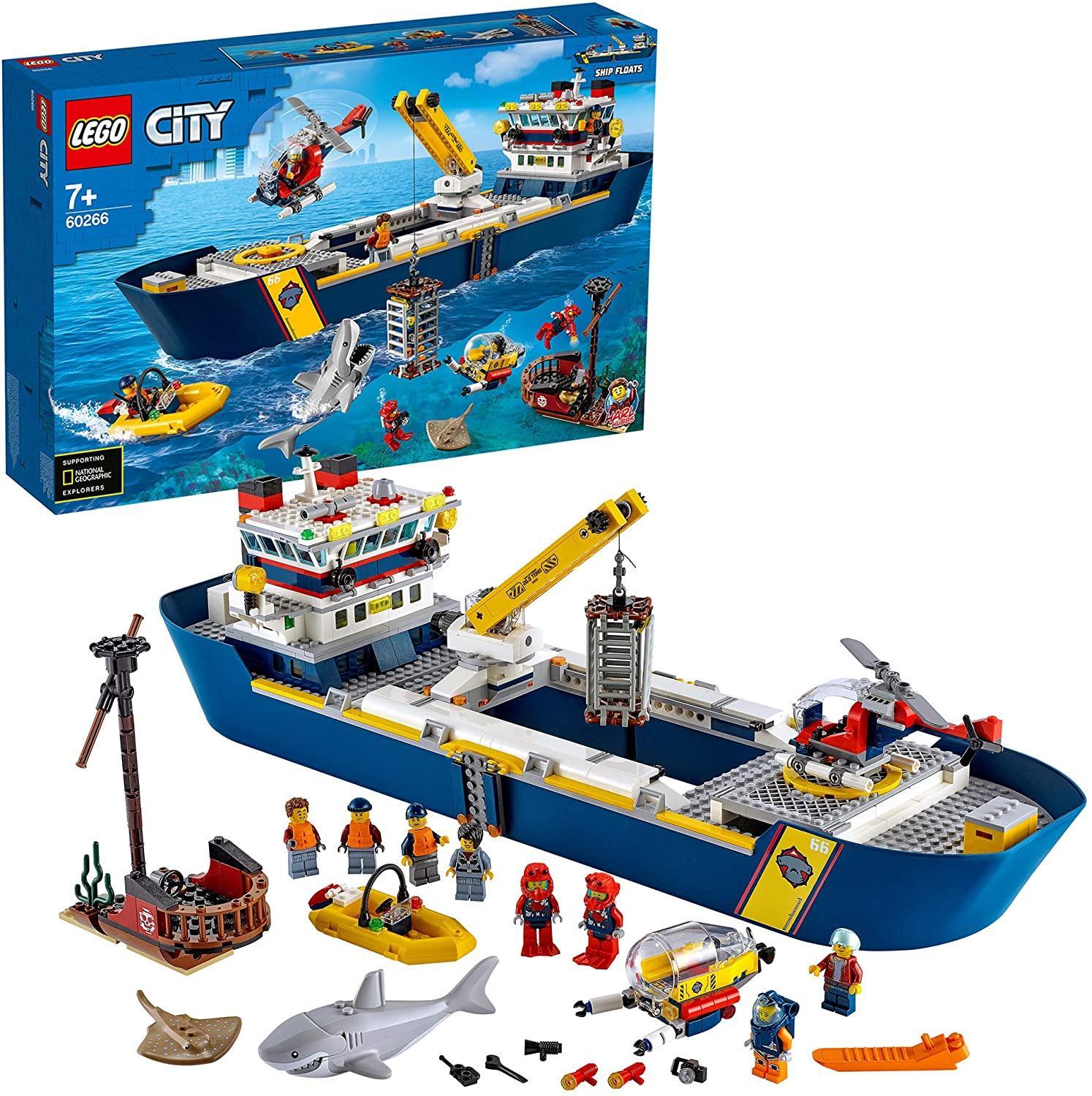 LEGO City 60266 Ocean Exploration Ship with Mini-Figures
