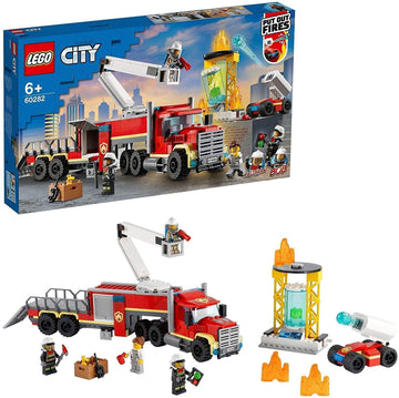 LEGO City 60282 Fire Command Unit Playset with Minifigures