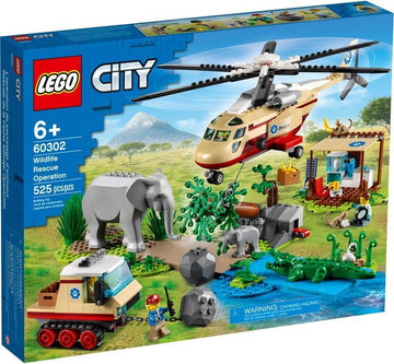 LEGO City 60302 Wildlife Rescue Helicopter & Animals Set