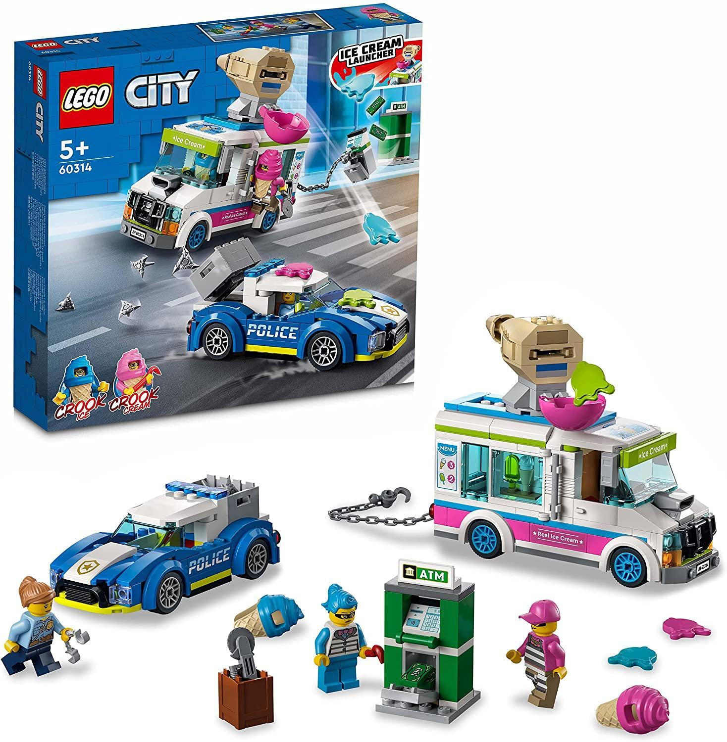 LEGO City 60314 Ice Cream Truck Police Chase Set