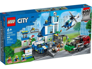 LEGO City 60316 Police Station with 5 Minifigures