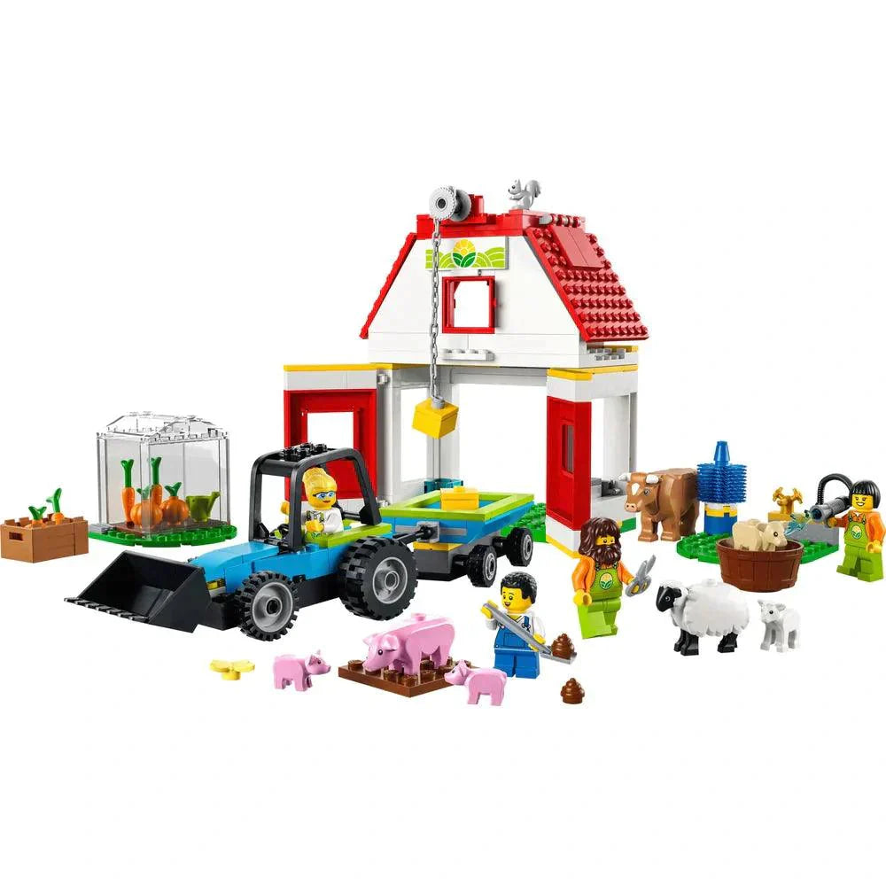 LEGO City 60346 Barn & Farm Animals Toy Set