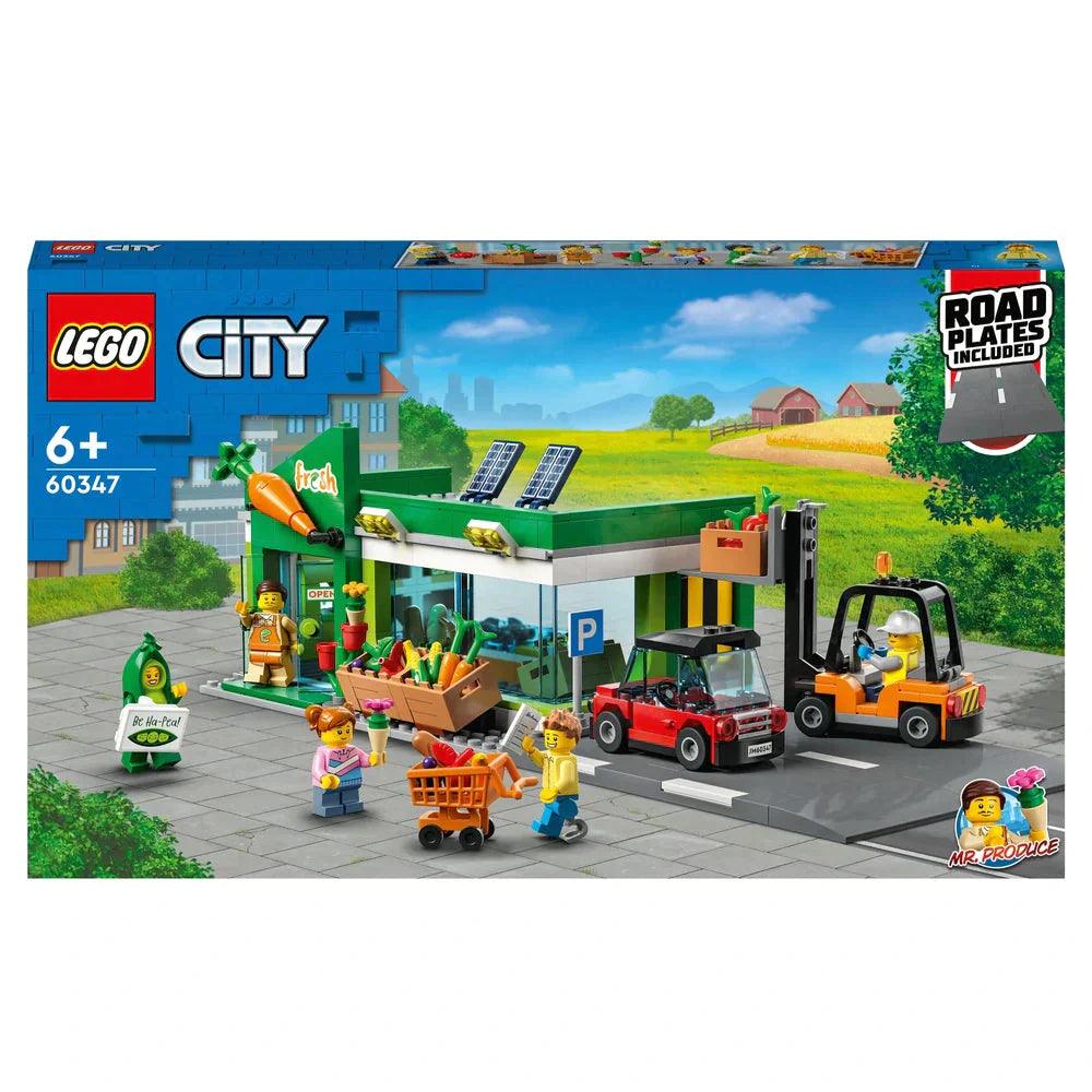 LEGO City 60347 Grocery Store Set with 5 Minifigures