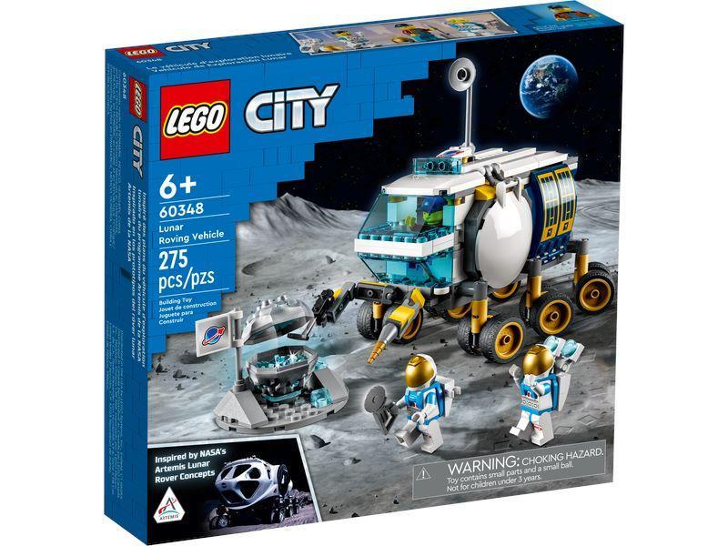 LEGO CITY 60348 Lunar Roving Vehicle with 3 Astronauts
