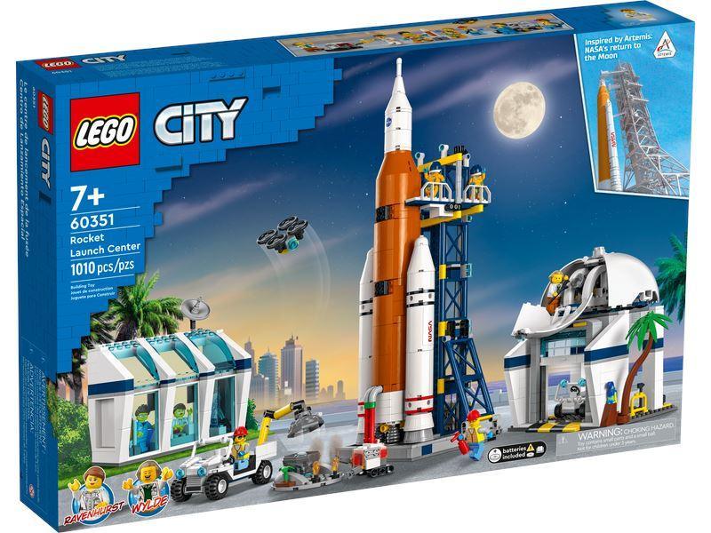 LEGO CITY 60351 Rocket Launch Centre with 6 Minifigures
