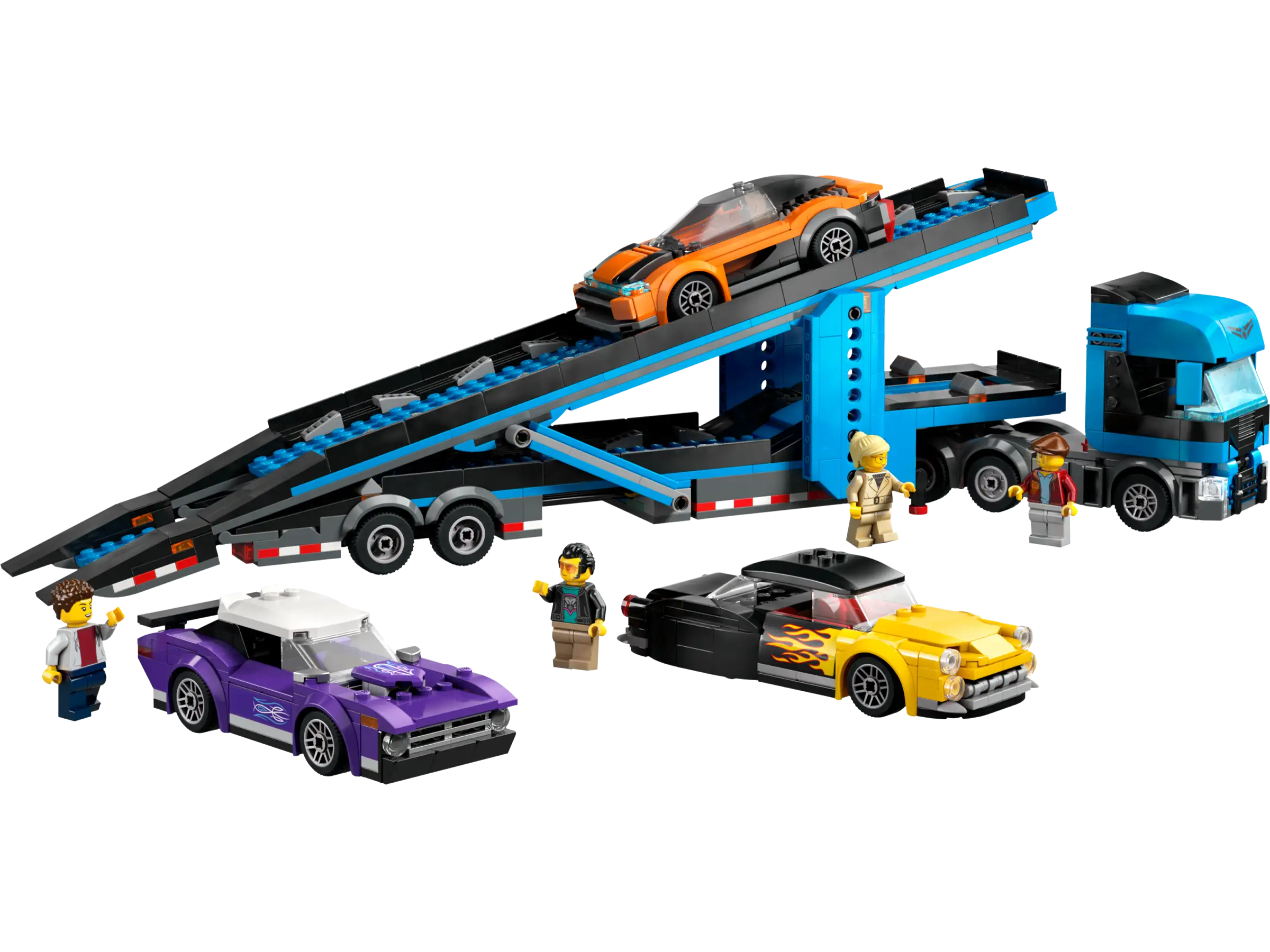 LEGO City Car Transporter Truck with Sports Cars 60408