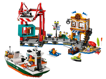 LEGO City Seaside Harbor with Cargo Ship Playset 60422